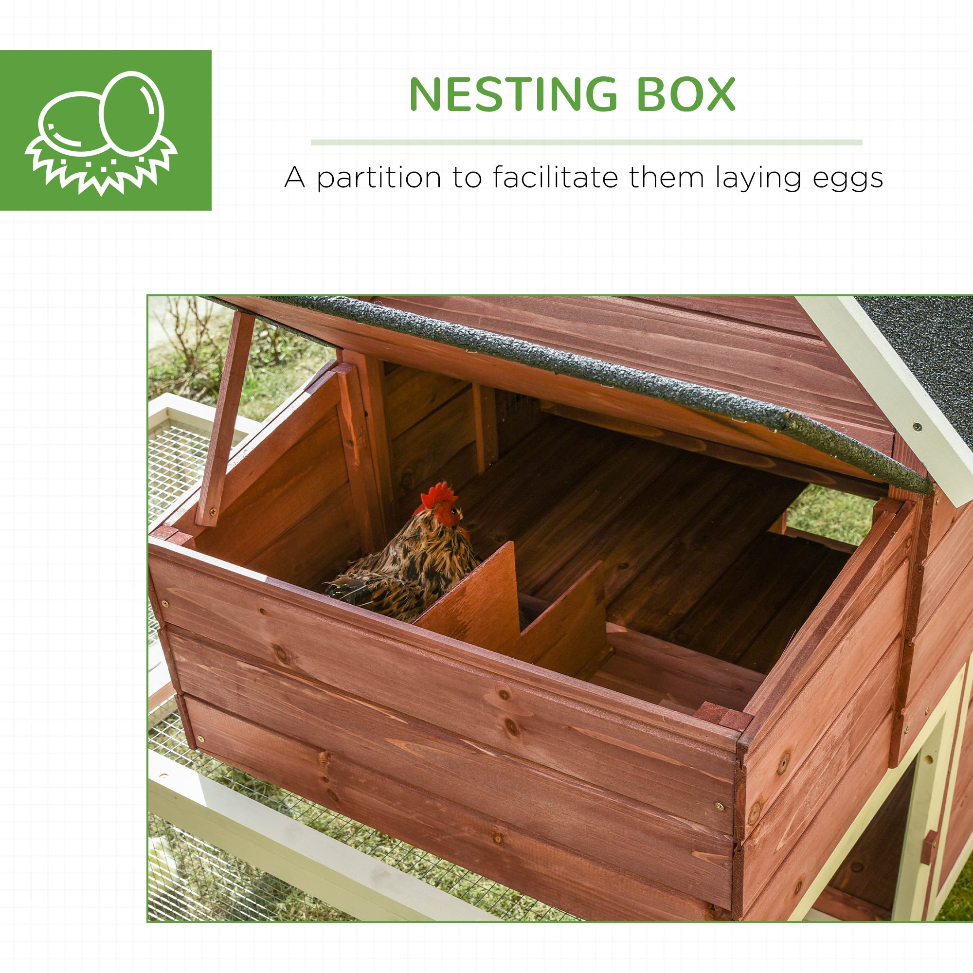 114" Chicken Coop Modern Living Hen House DIY 3 Shape Rabbit Hutch 2-tier Poultry Cage Pen Outdoor Backyard Customization Runs