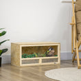 Load image into Gallery viewer, Reptile Terrarium Vivarium Habitat w/ Transparent Sliding Doors, Breathable Mesh, for Lizards, Horned Frogs, Snakes and Chameleons, 60 x 29.5 x 29.5cm
