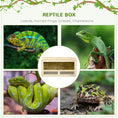 Load image into Gallery viewer, Reptile Terrarium Vivarium Habitat w/ Transparent Sliding Doors, Breathable Mesh, for Lizards, Horned Frogs, Snakes and Chameleons, 60 x 29.5 x 29.5cm
