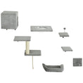 Load image into Gallery viewer, Cat Wall Shelves, 7PCs Cat Shelves with Perches, House, Sisal Post Ladder, Bed & Ball, Ceiling Wall Mounted Cat Climber, Grey
