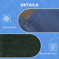Load image into Gallery viewer, Raised Dog Bed Waterproof Elevated Pet Cot with Breathable Mesh UV Protection Canopy Blue, for XL Dogs, 122 x 92 x 108cm

