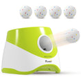 Load image into Gallery viewer, Automatic Dog Ball Launcher, Dog Ball Thrower with 5 2.3" ETPU Balls, 3 Distance Settings (20/33/46 ft) for Small Medium Pets, Interactive Fetch Machine for Indoor & Outdoor Play, Green
