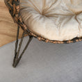 Load image into Gallery viewer, PawHut 20.5" Weaved Cat Bed, Elevated Hand-woven Braided Banana Leaf Kitten House Condo with Cushion, Brown
