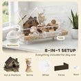 Load image into Gallery viewer, 8 in 1 PET Hamster Cage, Dwarf Hamster Cage with Large Wheel & Hideout, Small Animal Habitat with Accessories, Clear Pet House, 21.5" x 11.8" x 12.6"
