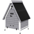 Load image into Gallery viewer, Chicken Coop for 2 Hens, Outdoor Wooden Chicken House with Removable Nesting Box & Roosting Bar, Tray, Ramp, Poultry Cage Rabbit Hutch, 31" x 29" x 43", Grey
