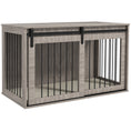 Load image into Gallery viewer, Dog Crate Furniture, Dog House Furniture Style for Extra Large Breeds, Pet Kennel with Removable Cushion for Indoor Use, 118 x 60 x 73 cm, Brown
