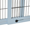 Load image into Gallery viewer, PawHut 72" W x 27.25" H Extra Wide Freestanding Pet Gate with Adjustable Length Dog, Cat, Barrier for House, Doorway, Hallway, Gray
