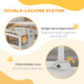 Load image into Gallery viewer, Stair Gate Dog Gate Pet Barrier Pressure Fit Safety Gate with Small Cat Door, Auto Closing System, Double Locking, Hallways, 74-80cm Openings - White
