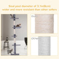Load image into Gallery viewer, 8.5ft Cat Climbing Tree 5-Tier Kitty Activity Center Floor-to-Ceiling Cat Climber Toy with Scratching Post Play Rest Post Pet Furniture Grey
