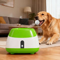 Load image into Gallery viewer, Automatic Dog Ball Launcher, Rechargeable Dog Ball Thrower with Remote Control, 3 Adjustable Distance (39ft/59ft/78ft), 6 ETPU Tennis Fetch Toys 2.5", for Medium Large Breeds, Green
