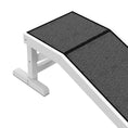 Load image into Gallery viewer, Pet Ramp Bed Steps for Dogs Cats Non-slip Carpet Top Platform Pine Wood 49"L x 16"W x 14"H White
