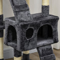 Load image into Gallery viewer, 68 inches Cat Tree, Multi-Level Large Cat Tower Condo with Scratching Posts, Perches, Cat Houses, Dangling Toy, Charcoal Grey
