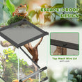 Load image into Gallery viewer, Glass Reptile Terrarium, 12L Vivarium for Lizards, Frogs, Snakes, Turtles, Tortoises, with Ventilation, 20 x 20 x 30cm
