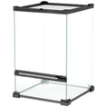 Load image into Gallery viewer, Glass Reptile Terrarium, 12L Vivarium for Lizards, Frogs, Snakes, Turtles, Tortoises, with Ventilation, 20 x 20 x 30cm
