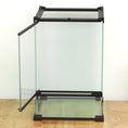 Load image into Gallery viewer, Glass Reptile Terrarium, 12L Vivarium for Lizards, Frogs, Snakes, Turtles, Tortoises, with Ventilation, 20 x 20 x 30cm
