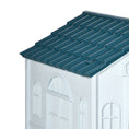 Load image into Gallery viewer, PawHut Plastic Dog House, Water Resistant Puppy Shelter Indoor Outdoor with Door, Easy to Assemble, for Large Dogs, Blue
