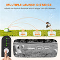 Load image into Gallery viewer, Automatic Dog Ball Launcher, Rechargeable Dog Ball Thrower with Remote Control, 3 Adjustable Distance (39ft/59ft/78ft), 6 ETPU Tennis Fetch Toys 2.5", for Medium Large Breeds, Green
