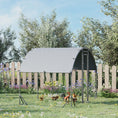 Load image into Gallery viewer, Galvanized Large Metal Chicken Coop Cage Walk-in Enclosure Poultry Hen Run House Playpen Rabbit Hutch with Cover for Outdoor Backyard 9.2' x 6.2' x 6.5' Silver

