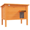 Load image into Gallery viewer, Outdoor Cat House, Feral Insulate Wooden Kitten House with Removable Floor, Water-Resistant Openable Roof, 85 x 50 x 68.5cm - Orange

