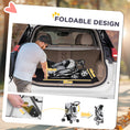 Load image into Gallery viewer, Pet Stroller for Small Miniature Dogs Cats Foldable Travel Carriage with Wheels Zipper Entry Cup Holder Storage Basket Grey
