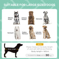 Load image into Gallery viewer, Raised Dog Bed Waterproof Elevated Pet Cot with Breathable Mesh UV Protection Canopy Grey, for Large Dogs, 92 x 76 x 90cm
