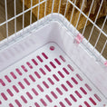 Load image into Gallery viewer, 27"H 2-Level Small Animal Cage Rabbit Hutch with Universal Lockable Wheels, Slide-out Tray for Bunny, Chinchillas, Ferret, Pink
