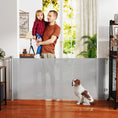 Load image into Gallery viewer, Retractable Stair Gate for Dogs, Extra Wide Dog Gate Extends Up to 180 cm Wide, 86.5 cm Tall, for Doorways, Stairways, Hallways, Indoor and Outdoor, Grey
