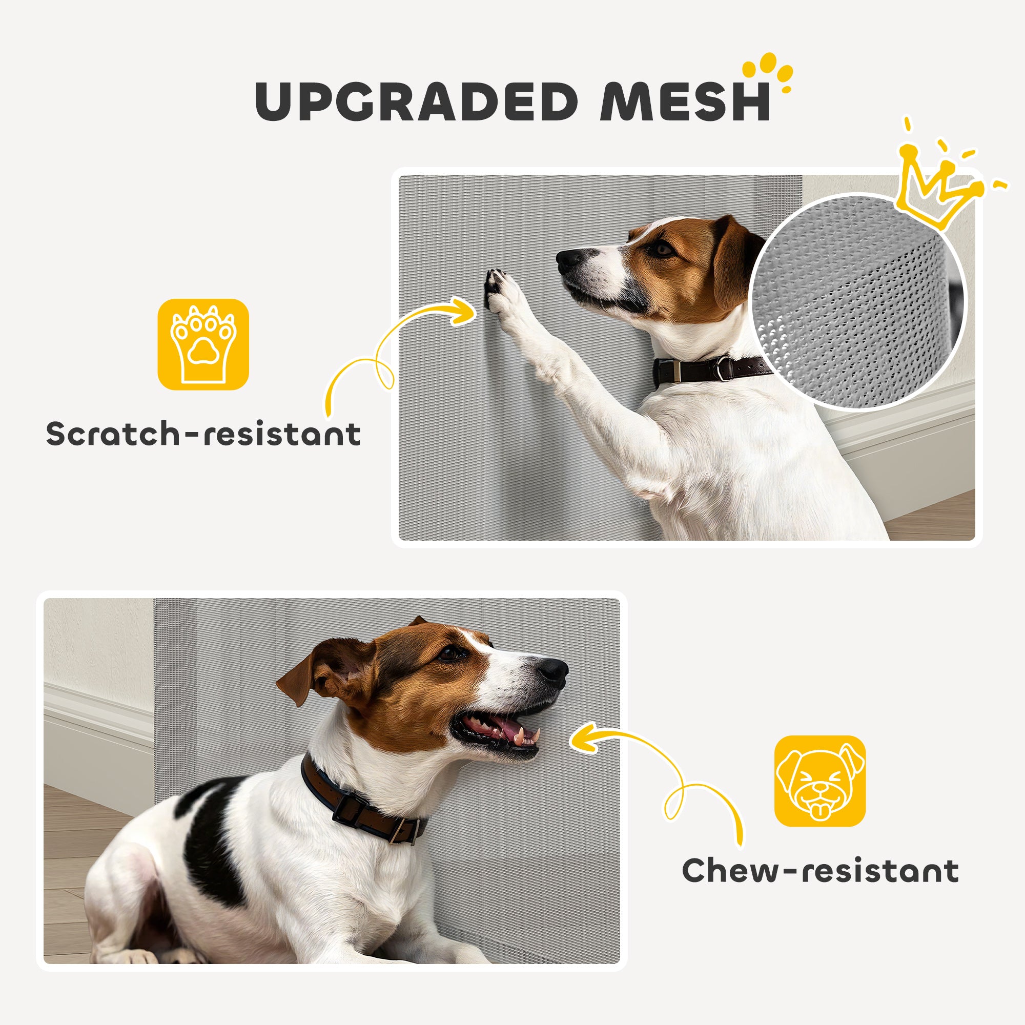 Retractable Stair Gate for Dogs, Extra Wide Dog Gate Extends Up to 180 cm Wide, 86.5 cm Tall, for Doorways, Stairways, Hallways, Indoor and Outdoor, Grey