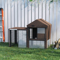 Load image into Gallery viewer, Rabbit Hutch Cover, Water-Resistant Pets Cage Protector, Breathable Guinea Pig Cage Cover - Brown
