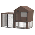 Load image into Gallery viewer, Rabbit Hutch Cover, Water-Resistant Pets Cage Protector, Breathable Guinea Pig Cage Cover - Brown
