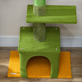 Load image into Gallery viewer, Floor-to-Ceiling Cat Tree, 230-275cm Height Adjustable Cat Tower, 6-Level Activity Centre for Indoor Cats with Scratching Posts, Cat House, Hammock, Toy Ball, Green

