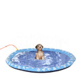 Load image into Gallery viewer, Dog Splash Pad, Pet Sprinkler Mat, Non-Slip Dog Paddling Pool, Foldable Outdoor Sprinkler and Splash Mat Water Play for Garden, Patio, Summer Fun, 170 cm
