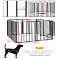 Load image into Gallery viewer, Heavy Duty Dog Playpen, 8 Panels Dog Pen, 80cm Height Pet Playpen Exercise Pen, with Door, for Small and Medium Dogs
