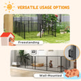 Load image into Gallery viewer, Heavy Duty Dog Playpen, Steel Dog Pen with Door, Pet Exercise Fence, Outdoor Indoor DIY Design for Small and Medium Dogs, 31.5" Height, 8 Panels
