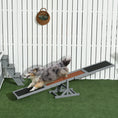 Load image into Gallery viewer, Wooden Pet Seesaw for Big Dogs, Agility Training Equipment for Dogs with Anti-Slip surface, 180 x 30 x 30cm - Grey
