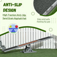 Load image into Gallery viewer, Wooden Pet Seesaw for Big Dogs, Agility Training Equipment for Dogs with Anti-Slip surface, 180 x 30 x 30cm - Grey

