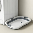 Load image into Gallery viewer, 27L Collapsible Dog Bath Tub for Small Dogs & Cats, Portable Pet Bath Tub with Drainage Hole, Space Saving Foldable Puppy Bathtub for Indoor & Outdoor, Grey
