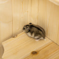 Load image into Gallery viewer, Fir Wood Hamster Cage Mouse Rats Small Animals Play House Exercise Activity Center, 47.25"H
