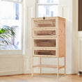 Load image into Gallery viewer, 5-Tier Wooden Hamster Cage Mice Habitat Rat Habitat with Openable Top, Front Door and Storage Shelf
