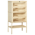 Load image into Gallery viewer, 5-Tier Wooden Hamster Cage Mice Habitat Rat Habitat with Openable Top, Front Door and Storage Shelf
