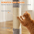 Load image into Gallery viewer, Floor to Ceiling Cat Tree, 230-250cm Multi-Level Cat Tower with Adjustable Height, Scratching Posts, Condo, Platforms and 3 Dangling Balls, Activity Tree for Indoor Kittens, Light Grey
