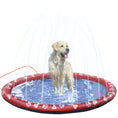 Load image into Gallery viewer, Dog Splash Pad, Pet Sprinkler Mat, Non-Slip Dog Paddling Pool, Foldable Outdoor Sprinkler and Splash Mat Water Play for Garden, Patio, Summer Fun, 170 cm
