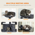 Load image into Gallery viewer, 79" Cat Tree Tower, Large Cat Condo Furniture, Multi-Level Cat Tower with Scratching Posts, Cozy Hammock, Dangling Balls - Dark Grey
