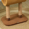 Load image into Gallery viewer, Cat Tree, 98cm Deer-Designed Cat Tower for Indoor Cats, Kittens, with Scratching Posts, Toy Ball, Tunnel, Brown
