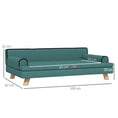 Load image into Gallery viewer, Dog Sofa with Legs Water-resistant Fabric, Pet Chair Bed for Large, Medium Dogs, Green, 100 x 62 x 32 cm
