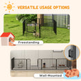 Load image into Gallery viewer, Heavy Duty Dog Playpen, Steel Dog Pen with Door, Pet Exercise Fence, Outdoor Indoor DIY Design for Small and Medium Dogs, 24" Height, 6 Panels

