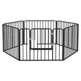 Load image into Gallery viewer, Heavy Duty Dog Playpen, Steel Dog Pen with Door, Pet Exercise Fence, Outdoor Indoor DIY Design for Small and Medium Dogs, 24" Height, 6 Panels
