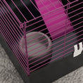 Load image into Gallery viewer, Guinea Pig Cage Chinchillas Rabbit Small Animal Cage with Ramp, Dish, Water Bottle, 71 x 46 x 47cm, Black
