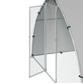 Load image into Gallery viewer, Walk In Chicken Run, Galvanised Chicken Coop Outdoor with Cover, Poultry Cage, for 8-12 Chickens, Hens, Ducks, Rabbits, 3 x 1.9 x 2.2m - Silver Tone
