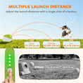 Load image into Gallery viewer, Automatic Dog Ball Launcher with 5 ETPU Tennis Balls, Dog Ball Thrower with 3 Distance Settings (20/33/46ft), Indoor Outdoor Interactive Toy for Small Medium Dogs, Green
